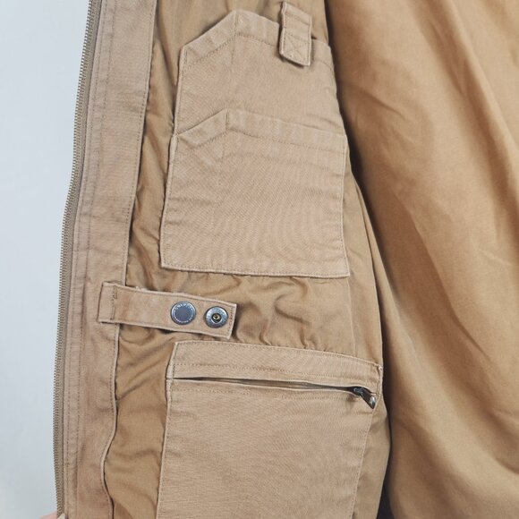 Duluth Trading Co. DuluthFlex Fire Hose Ultimate Work Vest 2XL | Brown Canvas - Picture 6 of 8